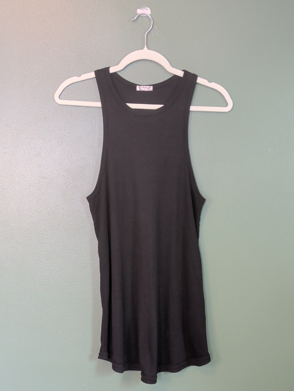 FREE PEOPLE Long LA Nights Tank / Black